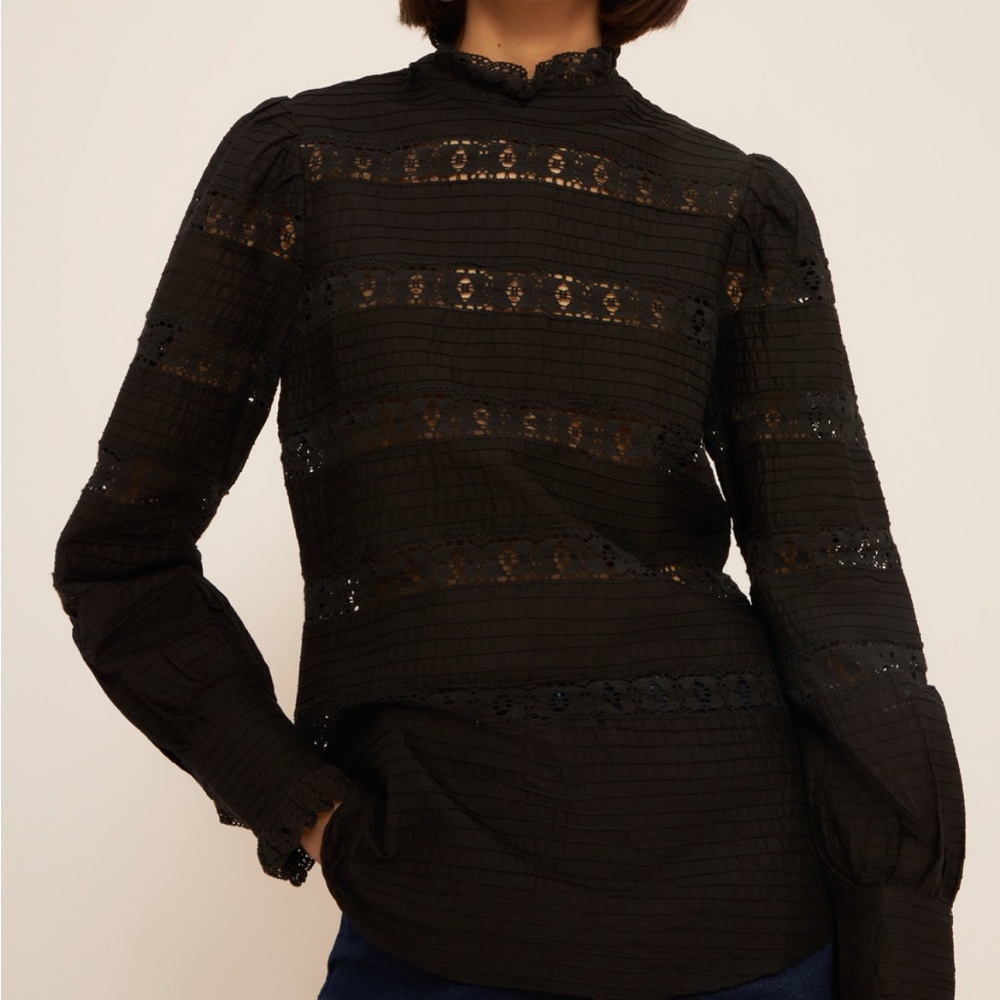 Antik Batik Amanda Lace Blouse sz M